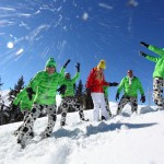 "... was haben wir gelacht - hohoho - bei dere großen Schneeballschlacht - hohoho ..."