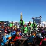 "... Après Ski bei Sonnenschein - hohoho ..."