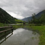 An der Ötzlbrücke - Blick talauswärts 1