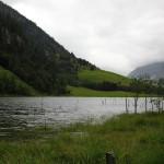 Kurz vor der Ötzlbrücke - Blick talauswärts