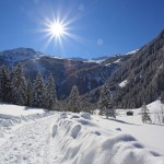 Winterwandern im Talschluss - Blick zum Keeskogel, 2.884 m