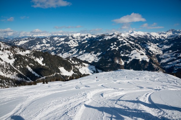 Tour Retour in die Roslehenalm ("Berglandgebiet") - Einfahrt ins Skivergnügen