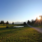 Sonnenuntergang an der Unterwandalm