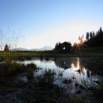 Sonnenuntergang an der Unterwandalm