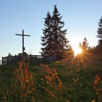 Sonnenuntergang an der Unterwandalm