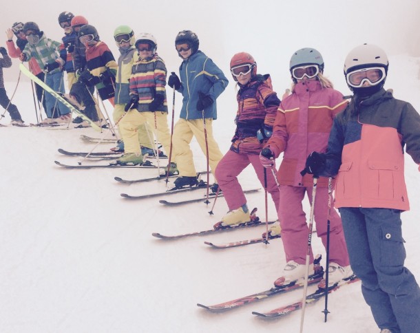 Diese Gruppe durfte ich begleiten: vlnr - Martin (gerade aus dem Bild gesprungen), Fachlehrer Theresia Huber, Paul, Matthias, Simon, Andreas, Lukas, Anna, Hannes, Katharina, Leonie und Julia.