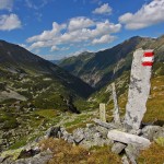 Aufstieg oberhalb vom Kolmfall Richtung Arlscharte