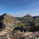 Aufstieg zum Weinschnabel - ein Blick zurück zu den Schwarzseen