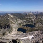 Blick vom Weinschnabel zu den beiden Schwarzseen