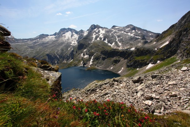 Der untere Schwarzsee mit dem weinschnabel