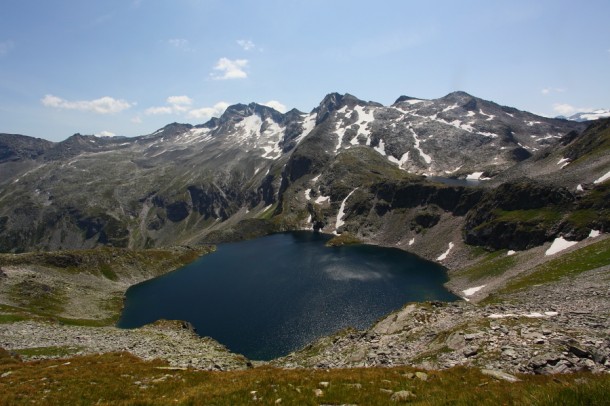 Der untere Schwarzsee mit dem Weinschnabel