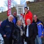 Eröffnung an der Wetterstation.