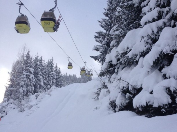 Tiefer Winter im Großarltal - Aufnahme von heute früh