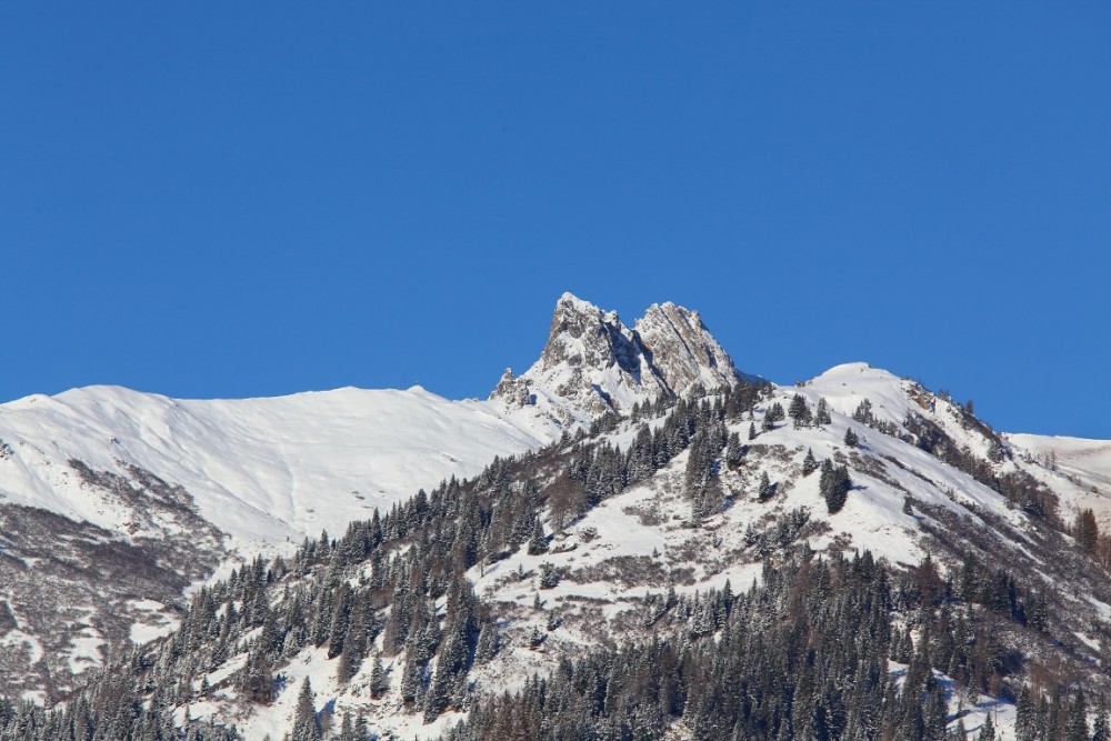 Wintermorgen Großarltal 28. November 2015 - Schuhflicker, der sagenumwobene Berg