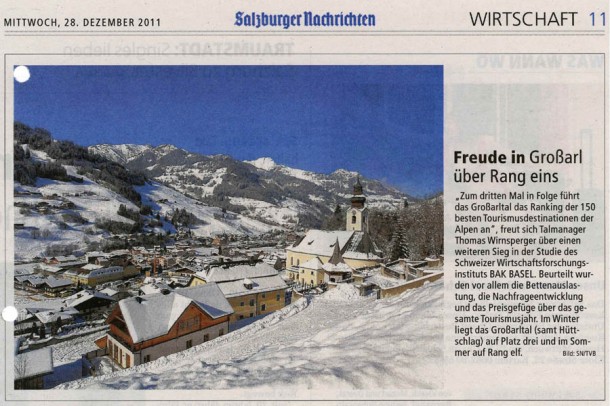 Das stand in den "Salzburger Nachrichten" vom 28. Dezember 2011