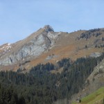 Der Bergrückenverlauf der Höllwand - alles kein Spaziergang, aber die 3 Meter Schneid ist dabei die kritischste Passage