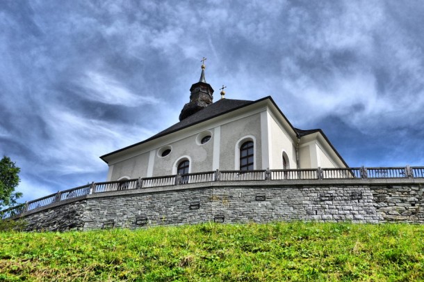 Wolfgang Innerlohinger: Kirche Großarl, Anfang Kapellenweg