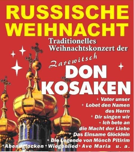 Zarewitsch Don Kosaken - Russische Weihnacht